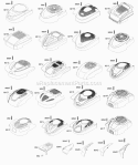 Blower HousingShrouds Diagram and Parts List for  Briggs and Stratton Engine